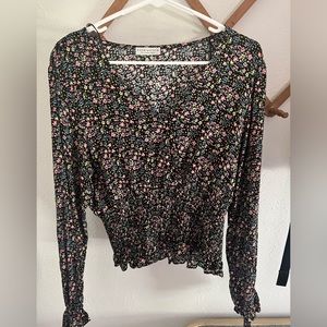 Paper Crane floral blouse